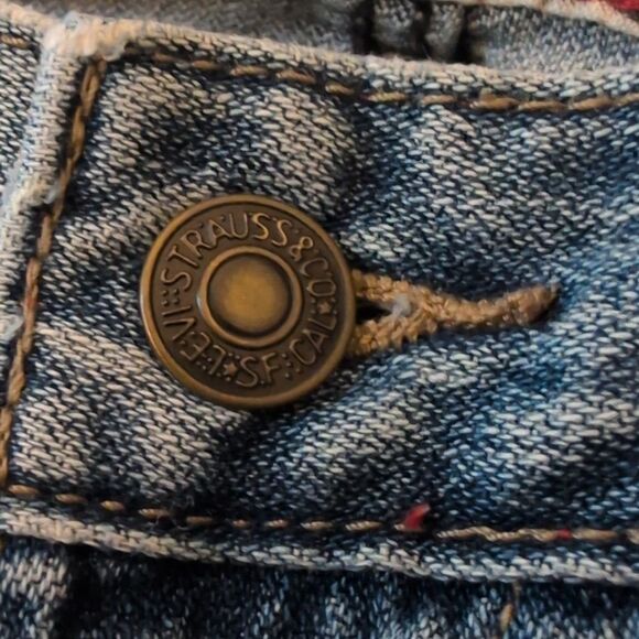 Levi's Y2K Boys Skater Carpenter Jeans Size 8 - Picture 9 of 10